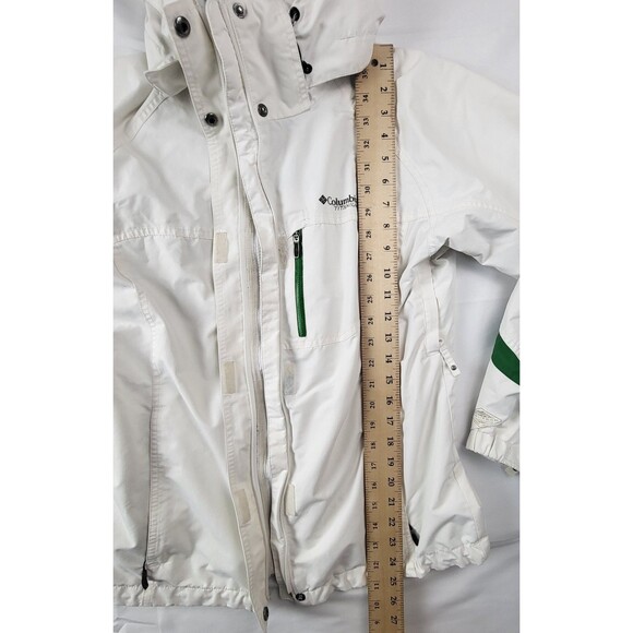 Columbia Titanium 3-in-1 Full Zip Hooded Insulated Jacket Women's Small White - Picture 11 of 12